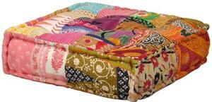 Puf moduÅowy, 2-osobowy, patchwork, tkanina