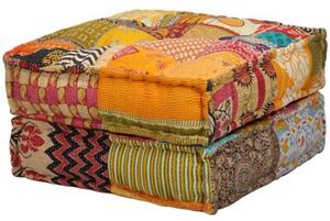 Puf moduÅowy, 2-osobowy, patchwork, tkanina