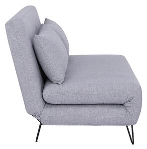 Szara rozkładana sofa ZENIA