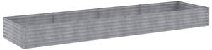 Podwyższona donica, 387x100x36 cm, stal kortenowska