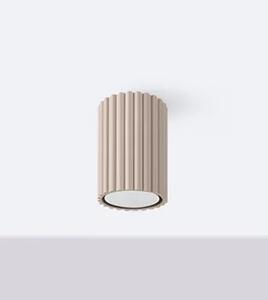 Ryflowany plafon w kolorze taupe E9-L05