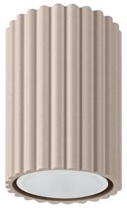 Ryflowany plafon w kolorze taupe E9-L05
