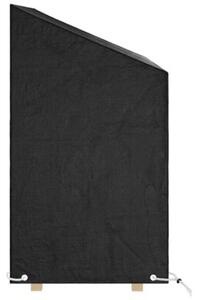 Pokrowce na ławki ogrodowe, 2 szt, 8 oczek, 130x70x70/88 cm, pe
