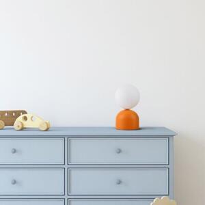 Lampka nocna dla dzieci TK Lighting MIKI ORANGE 16041 pomarańczowa, stołowa, gwint G9, 21 cm, IP20