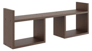 Minimalistyczna półka ścienna w kolorze wenge T1-M27