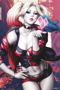 Plakat, Obraz Harley Quinn - Kiss, (61 x 91.5 cm)