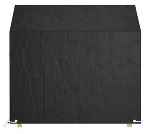 Pokrowce na ławki ogrodowe, 2 szt, 8 oczek, 130x70x70/88 cm, pe
