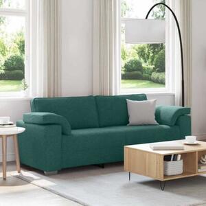 Sofa ciemna zieleÅ 219 x 77 x 82 cm tkanina