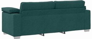 Sofa ciemna zieleÅ 219 x 77 x 82 cm tkanina