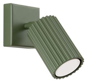 Zielona lampa punktowa 8x16 cm Gleam – Sollux