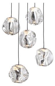 Loom Design - Ice Ball 5 Lampa Wisząca Transparent Loom Design
