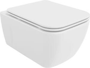 Mexen Margo miska wc Rimless z deską wolnoopadającą slim, duroplast, biała - 30420900