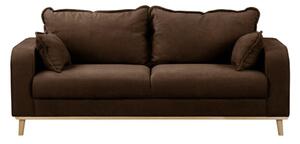 Ciemnobrązowa sofa 193 cm Beata – Ropez