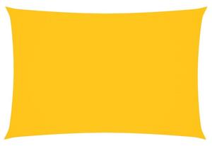 Prostokątny żagiel ogrodowy z tkaniny oxford, 2x4 m, żółty