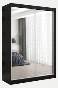 Szafa Debra 150 cm | czarny mat