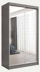 Szafa Debra 120 cm | szary mat