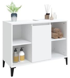 Szafka pod umywalkę, biała, 80x33x60 cm