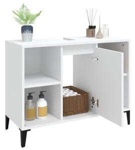 Szafka pod umywalkę, biała, 80x33x60 cm