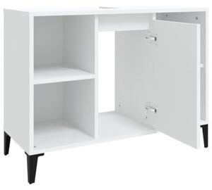 Szafka pod umywalkę, biała, 80x33x60 cm