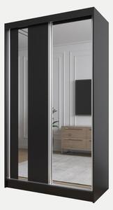Szafa Grace 120 cm | czarny mat