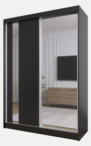 Szafa Grace 150 cm | czarny mat