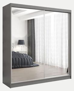 Szafa Debra 200 cm | szary mat