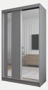 Szafa Grace 120 cm | szary mat