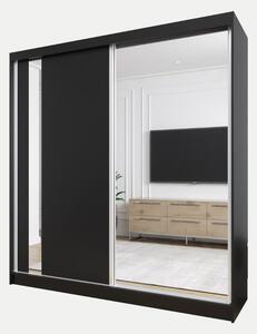 Szafa Grace 200 cm | czarny mat