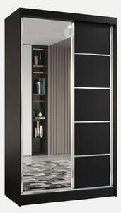 Szafa Marco 120 cm | czarny mat