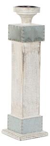 Emaga Świeczniki DKD Home Decor Biały Drewno mango (16.5 x 16.5 x 61 cm)