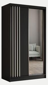 Szafa Nalia 120 cm | czarny mat