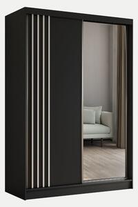 Szafa Nalia 150 cm | czarny mat