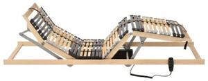 Elektryczny stelaż do łóżka z 42 listwami, 7 stref, 80 x 200 cm