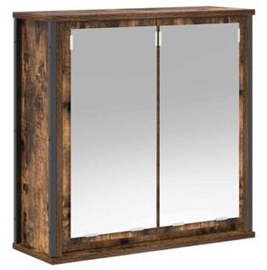 Zestaw mebli łazienkowych 5 szt. brązowy 76.5 x 35 x 95 cm
