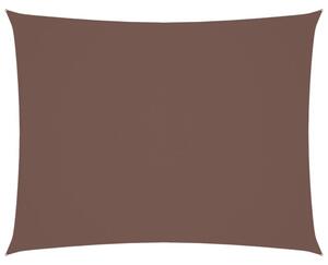 Prostokątny żagiel ogrodowy z tkaniny oxford, 2x3 m, brązowy