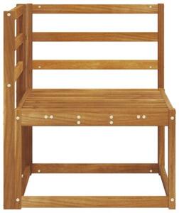 Sofa narożna na zewnątrz lite drewno akacji naturalny