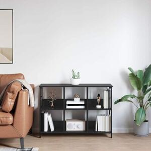 Półka na książki czarny dąb 102 x 32 x 72,5 cm