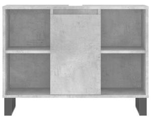 Szafka łazienkowa, szarość betonu, 80x33x60 cm