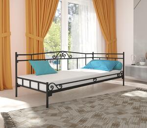 Łóżko metalowe - sofa, leżanka szezlong 100x200 wzór 15L, polski producent Lak System