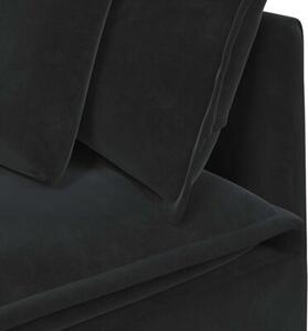 Sofa moduÅowa z poduszkami aksamitna czerÅ
