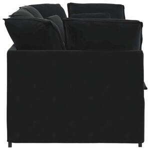 Sofa moduÅowa z poduszkami aksamitna czerÅ