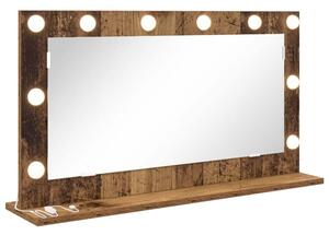 Lustro toaletowe prostokÄ tny stare drewno 80 x 45 x 18 cm