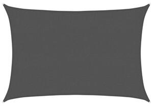 Żagiel przeciwsłoneczny, 160 g/m², czarny, 2x3 m, hdpe
