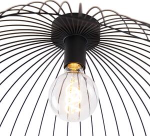 Designerska lampa sufitowa czarna 50 cm - Pua Oswietlenie wewnetrzne