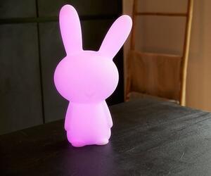 BIGBEN Luminus Lampka nocna LED z bezprzewodowym głośnikiem bluetooth – Królik