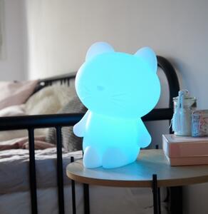 BIGBEN Luminus Lampka nocna LED z bezprzewodowym głośnikiem bluetooth – Kot