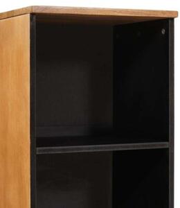 Nowoczesna szafka łazienkowa z materiałów drewnopochodnych, 38 x 33 x 160 cm, jasny brąz