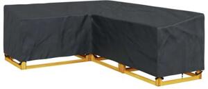 Pokrowiec na meble ogrodowe l - wodoodporny, odporny na uv, czarny 260x210x80 cm