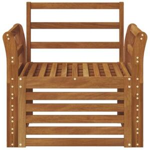 Zestaw mebli ogrodowych z litego drewna akacjowego - nowoczesny i funkcjonalny design