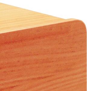 Stolik nocny woskowy brÄ z 44 x 32,5 x 40 cm lite drewno sosnowe